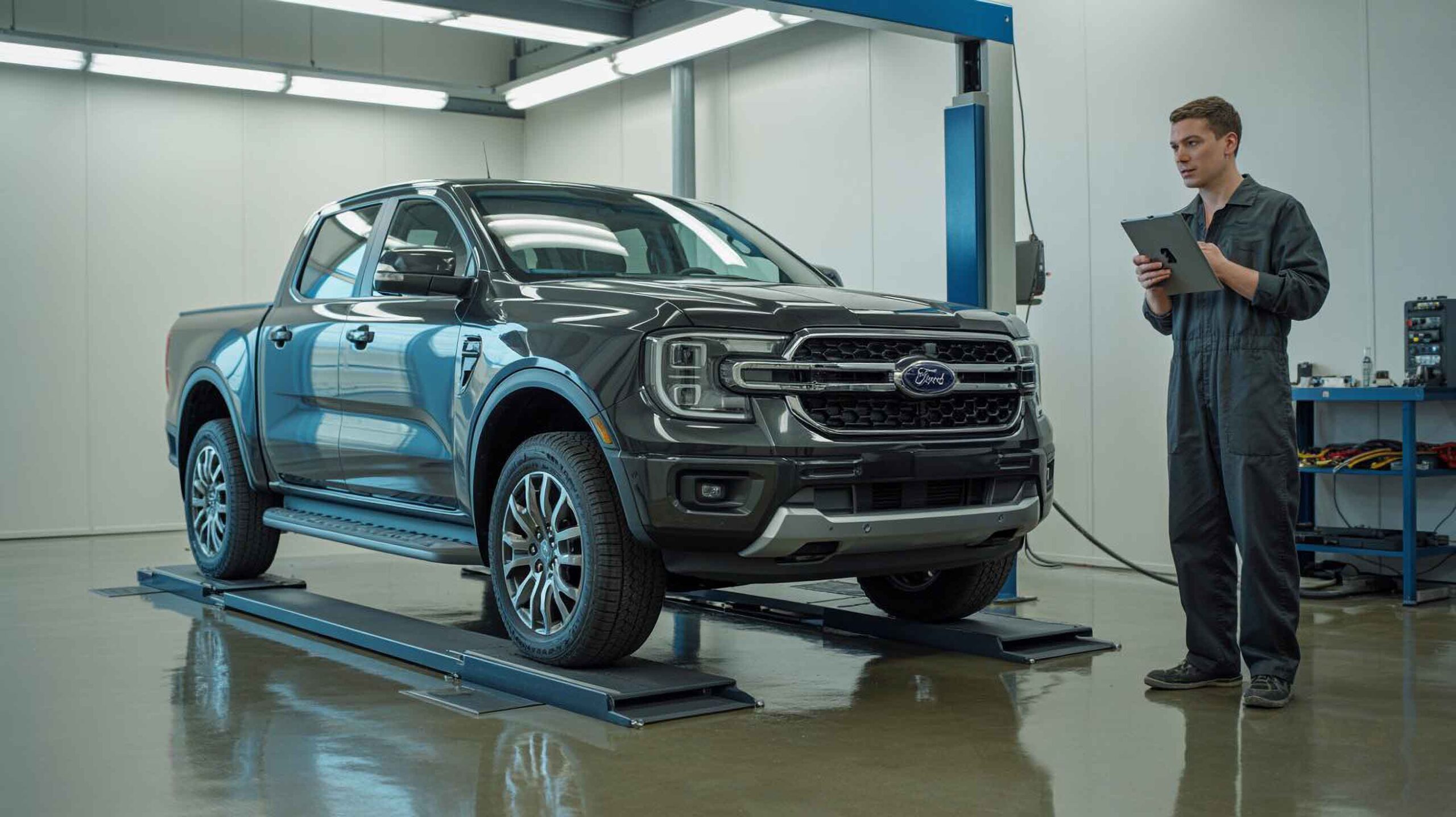 auto body shop repair to ford truck