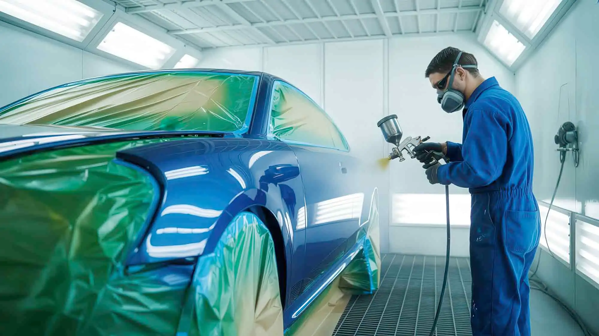 collision repair shop painter