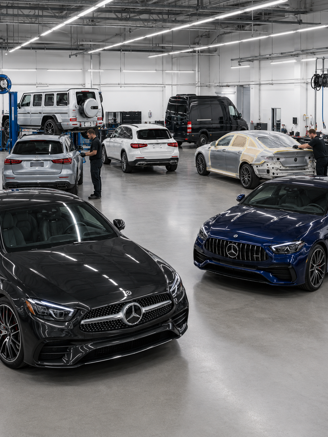 customer-with-auto-body-estimator-at-craigs-collision-center-philly-PA